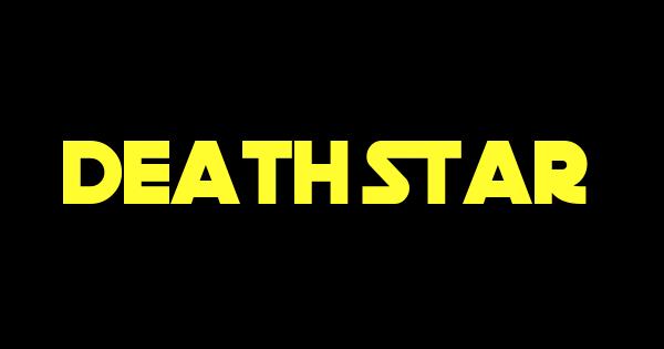 Death Star font thumbnail